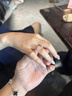 唯一（Winy）七夕情人節禮物送女友999純銀情侶戒指一對婚戒男士女款情侶對戒 曬單實(shí)拍圖