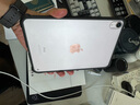 閃魔適用iPad mini7/6保護殼24/22款ipadmini7/6保護套磨砂防指紋蘋(píng)果亞克力透明磨砂黑色 曬單實(shí)拍圖