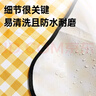 得力加厚野餐墊戶外超大可折疊地墊露營沙灘帳篷防潮墊黃白格 大號(hào) 曬單實(shí)拍圖