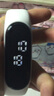 手表電子表兒童手環(huán)運動款男女休閑初高中生看時間防水情侶表禮物 B9-3白色 曬單實拍圖