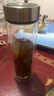 希諾雙層玻璃杯男士泡茶杯子車載水杯中秋禮品高檔禮盒XN-9607K 410mL 曬單實(shí)拍圖