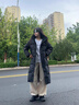 鴨鴨冰殼系列2.0長(cháng)款羽絨服男女款2025年新款戶(hù)外極寒高充絨加厚外套 青光黑色 M (170) 曬單實(shí)拍圖