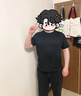 夏季冰絲短袖T恤男透氣速干衣冰感大碼運動(dòng)沙灘速干上衣ZB1網(wǎng)眼T 黑色 2XL 曬單實(shí)拍圖