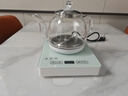 益茶福全自動(dòng)上水電熱水壺茶臺(tái)燒水壺飲水燒水一體機(jī)玻璃底部上水單壺茶幾煮茶壺保溫泡茶壺開水壺煲水壺 1L 藍(lán)光玻璃壺ZC-S516套裝 曬單實(shí)拍圖