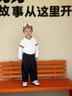 泰蘭尼斯童鞋秋季新品兒童德訓鞋男童軟底防滑兒童運動(dòng)鞋女童輕便休閑板鞋 白/灰/紅 26 內長(cháng)16.5適合腳長(cháng)15.5 曬單實(shí)拍圖