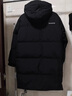波司登（BOSIDENG）冬季羽絨服男女同款情侶中長(cháng)款連帽90絨商場(chǎng)同款運動(dòng)外套 黑色8056 M 165/88A 曬單實(shí)拍圖