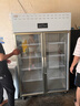 新飛展示柜冷藏保鮮柜商用雙開(kāi)門(mén)立式冰柜冰箱超市便利店飲料啤酒飯店食堂蔬菜水果麻辣燙串串展示柜  920升雙門(mén)全銅管保鮮柜【工程款】 東貝壓縮機 曬單實(shí)拍圖