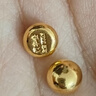 領(lǐng)豐金（LING FENG GOLD）AU9999黃金豆豆足金投資金豆子送女友送媽媽送小孩禮物儲備金擺件 1g 曬單實(shí)拍圖