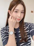 阿瑪Armani女士尼滿(mǎn)天星手表鑲鉆石英女表優(yōu)雅時(shí)尚七夕節送女友 AR1925 月光銀色滿(mǎn)天星 32mm 曬單實(shí)拍圖