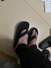 卡帝樂鱷魚（CARTELO）人字拖鞋男士夏季戶外穿運動軟底沙灘居家用涼拖 VP1515 黑色 43 曬單實拍圖