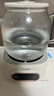 美的（Midea）花漾0膠水全玻璃全自動(dòng)養生壺 辦公室多功能煮茶壺 燒水壺恒溫電熱水壺煮茶器花茶壺1L YS10B101 曬單實(shí)拍圖
