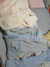 紅豆居家法蘭絨睡衣女冬季撞色提花加厚女士家居服 泡泡藍 165/88A  曬單實(shí)拍圖