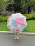 皓梵潔兒童雨傘女自動(dòng)傘晴雨兩用7-12歲便攜高顏值ins女生折疊遮陽(yáng)傘 草莓兔 曬單實(shí)拍圖