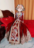 重工秀禾服翹肩新娘嫁衣2025新款結婚鳳冠霞帔奢華龍鳳褂中式禮服 花燕-重工珠繡 L 建議110斤左右 曬單實(shí)拍圖