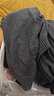 雅戈爾（YOUNGOR）毛衫男立領雙層羅紋護頸保暖羊毛混紡柔軟順滑舒適有彈性 灰色 L 105cm 曬單實拍圖