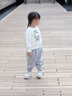 巴拉巴拉balaOne兒童長(cháng)褲女童寬松運動(dòng)束腳褲加絨保暖2025冬新款 淺花灰00205 90 曬單實(shí)拍圖