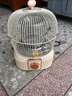 萬(wàn)寶取暖器小太陽(yáng)家用鳥(niǎo)籠式烤火爐臥室電熱扇節能省電小型電暖器電烤爐速熱 奶油色【碳晶盤(pán)】無(wú)極調溫+延長(cháng)線(xiàn) 曬單實(shí)拍圖