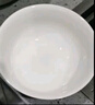 潔雅杰陶瓷面碗個(gè)人專(zhuān)用白瓷碗中式6英寸高腳米飯碗 4只裝 新骨瓷 曬單實(shí)拍圖