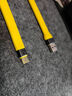 CY PD快充 FPC柔性短線 40GB雙頭Type-C USB4公對公USB3.1GEN2數(shù)據(jù)短線USB-C高速U型線240w充電數(shù)據(jù) USB-C公對USB3.0-A公10GB（黃色） 13cm 曬單實拍圖