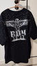 BOY LONDON【滿天星】春夏男女同款短袖漸變燙鉆印花時(shí)尚T恤N01107 黑色 M 曬單實(shí)拍圖