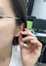 逐青999足銀珍珠蝴蝶結耳線(xiàn)女士養耳洞耳釘女氣質(zhì)輕奢設計感耳環(huán)新款 999足銀珍珠蝴蝶結耳線(xiàn) S999純銀材質(zhì)(標刻S999) 曬單實(shí)拍圖