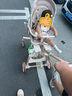 鳳凰（Phoenix）遛娃神器可坐可躺0-6歲用鳳凰嬰兒推車雙向高景觀遛娃車輕便折疊 卡其色-布篷丨可坐可躺+豪華禮包 曬單實(shí)拍圖
