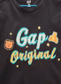 GAP男女裝2025夏季新款純棉小熊印花logo短袖T恤親子裝上衣729181 黑色 M (170/92A) 亞洲尺碼 曬單實(shí)拍圖