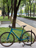 坎普GX600 公路車(chē)平把單車(chē)碳纖維礫石瓜車(chē)純油碟剎車(chē)12變速賽車(chē)自行車(chē) 消光藍 12速 480碼 曬單實(shí)拍圖