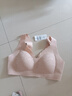 伊維斯【蘇州園】夏季新品小海豚微聚攏女內(nèi)衣刺繡蕾絲抗菌無(wú)痕透氣文胸 暖褐 M /160?(適合70ABCD，75ABC） 曬單實(shí)拍圖