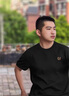 Camat Killy【高端面膜觸感柔軟舒適涼感】男士短袖t恤衫高檔夏季絲滑輕奢裝 黑色（抗菌科技） 2XL 150-170斤 曬單實(shí)拍圖