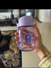特百惠（Tupperware）嘟嘟企鵝350ML男女學(xué)生兒童可愛塑料水杯子七夕情人節(jié)禮物 果汁橙 曬單實拍圖