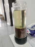 AILUKI德國高檔紫砂茶水分離泡茶杯雙層玻璃杯智能顯溫保溫便攜送禮水杯 【紫砂茶倉_智能顯溫】槍灰色320 曬單實(shí)拍圖