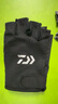 達億瓦（DAIWA）DG-8322CS 吸汗速干手套 網(wǎng)眼透氣露指釣魚(yú)手套 釣魚(yú)服飾 露5指 黑色 均碼 曬單實(shí)拍圖