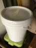 忻厚塑膠水桶塑料桶食品級密封桶帶蓋儲水桶手提式方桶小膠桶圓油漆涂料桶 20L白色加厚圓桶-LD款 曬單實(shí)拍圖
