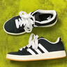 adidas「面包鞋」GRAND COURT BASE 00s休閑低幫板鞋男女阿迪達(dá)斯   黑色/白色/樹脂黃   42 曬單實(shí)拍圖