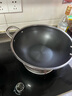 【抄低價(jià)高品質(zhì)】不粘鍋炒鍋食品級(jí)不銹鋼蜂窩炒鍋電磁爐煤氣灶用 三層鋼雙面屏【帶蓋款】 32cm 曬單實(shí)拍圖