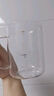 京東京造 玻璃杯 耐熱耐高溫泡茶水杯咖啡牛奶刻度杯子500ml 曬單實(shí)拍圖