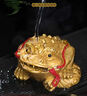 瓷德堂茶寵擺件變色三足金蟾可養貔貅功夫茶道創(chuàng  )意茶玩茶具大蟾蜍新 曬單實(shí)拍圖