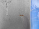 吉普（JEEP）美國(guó)正品高端純棉舒適長(zhǎng)袖t恤男士春秋純色打底衫圓領(lǐng)體恤上衣服 杏色 常規(guī) 【官方正品】 XL 【適合145斤左右】 曬單實(shí)拍圖