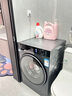 海爾（Haier）云溪4.0【25年旗艦新品】小紅花系列超薄滾筒洗衣機全自動(dòng)直驅變頻10公斤慕斯洗國家補貼懶人洗37E 【37E單洗】高1.15洗凈比+藍盾除菌+智能投放 曬單實(shí)拍圖