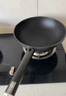德國高端不粘鍋耐磨王麥飯石炒鍋平底家用煎炒菜鍋燃氣電磁爐通用 3-5人用 藍寶石不粘鍋 耐磨王 30cm 曬單實(shí)拍圖