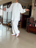 雪茜曼太極服男女同款春秋季八段錦練功服太極拳武術(shù)表演服裝男士套裝 曬單實拍圖