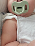 suavinex蘇維妮安撫奶嘴0-3-6個(gè)月以上新生兒嬰兒寶寶防脹氣一體式硅膠 綠色 6-18個(gè)月  1只裝 曬單實(shí)拍圖
