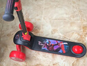 迪士尼（Disney）滑板車(chē)兒童男孩3-12歲閃光寬輪滑滑車(chē)重力轉向防側翻蜘蛛俠滑步車(chē) 曬單實(shí)拍圖