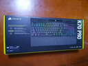 美商海盜船 (USCORSAIR) K70 RGB PRO 機械鍵盤(pán) 游戲鍵盤(pán) 全尺寸 8000Hz 競技模式 鋁框體 黑色 OPX光軸 曬單實(shí)拍圖