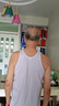 fons 新疆棉父親背心男純棉寬松中老年夏季吊帶跨欄運(yùn)動老人背心薄款男士打底全棉 白色+白色（2件背心） 105/2XL 曬單實(shí)拍圖