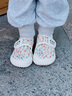 爾山集春秋兒童室內鞋幼兒園室外女孩男童寶寶布鞋軟底帆布鞋防滑學(xué)步鞋 米白【內長(cháng)約15.3cm】 25 曬單實(shí)拍圖