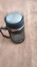 玻璃水杯商務(wù)杯大容量男女生帶蓋泡茶杯家用含茶隔把手杯 商務(wù)把手杯黑色 500ml 1只 曬單實(shí)拍圖