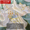 上海故事真絲絲巾女士100%桑蠶絲綢緞面圍巾禮盒送長(cháng)輩媽媽生日禮物節日 曬單實(shí)拍圖