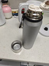 KOKUUN日本品牌男士大容量保溫杯車(chē)載商務(wù)茶水分離泡茶杯雙飲316不銹鋼 鋼本色 850ML 曬單實(shí)拍圖